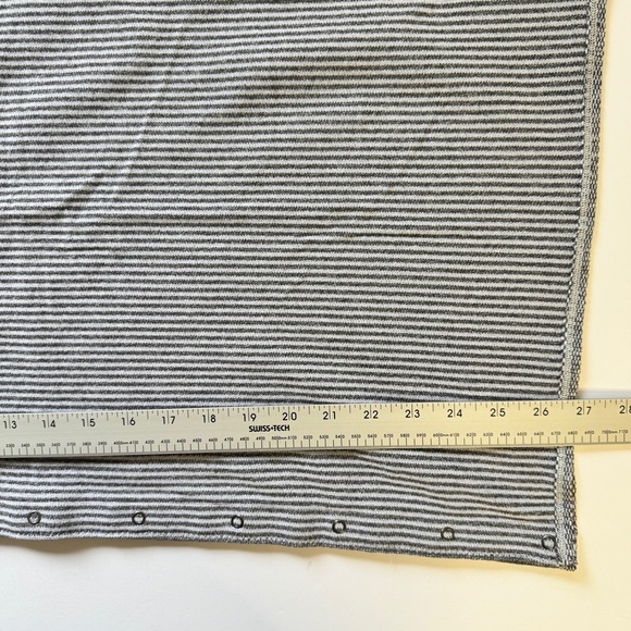 Lululemon Vinyasa Infinity Scarf Rulu Mini Check Pique White Heathered Black OS - Picture 5 of 8